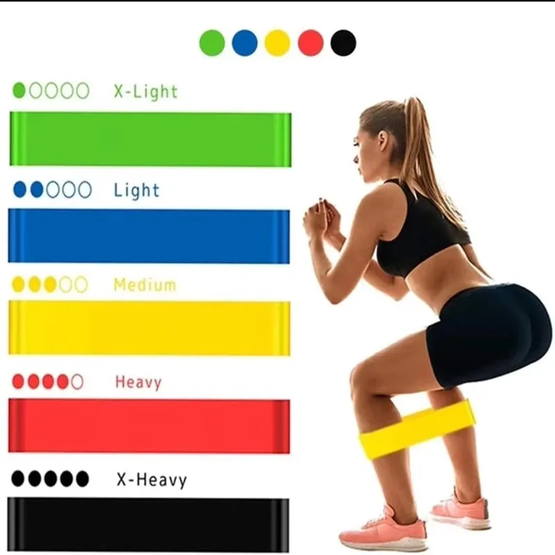 1/3/4Pcs Widerstand Bands Yoga Band Fitness Übung Training Hüfte Spannung Band Bein Squat Dance Elastische schleife Stretch Band
