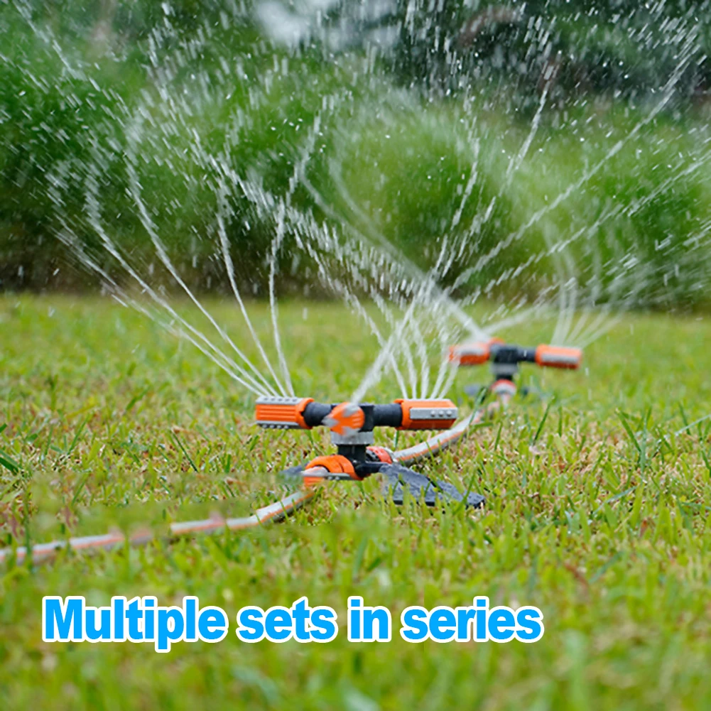 

Садовый спринклер, 3-вилочный распылитель воды, автоматический вращающийся на 360 градусов пластиковый полив, садовый распылитель, сельскохозяйственный ирригационный инструмент