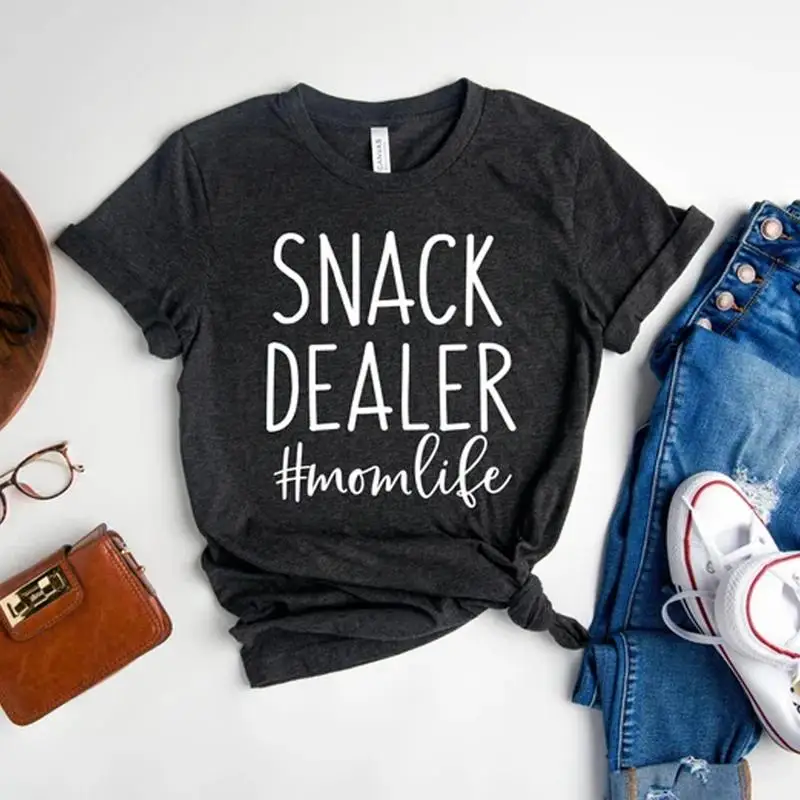 Snack Dealer momlife Shirt Mother s Day Mama Gift Funny Mom Mama Graphic Tee