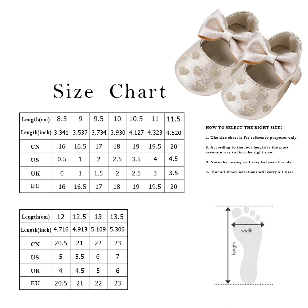 1 زوج تصميم طفلة أحذية Bowknot Prewalker لينة استخدام داخلي 13 سنتيمتر 6us 5uk 22eu 5.109 بوصة حذاء طفل #5