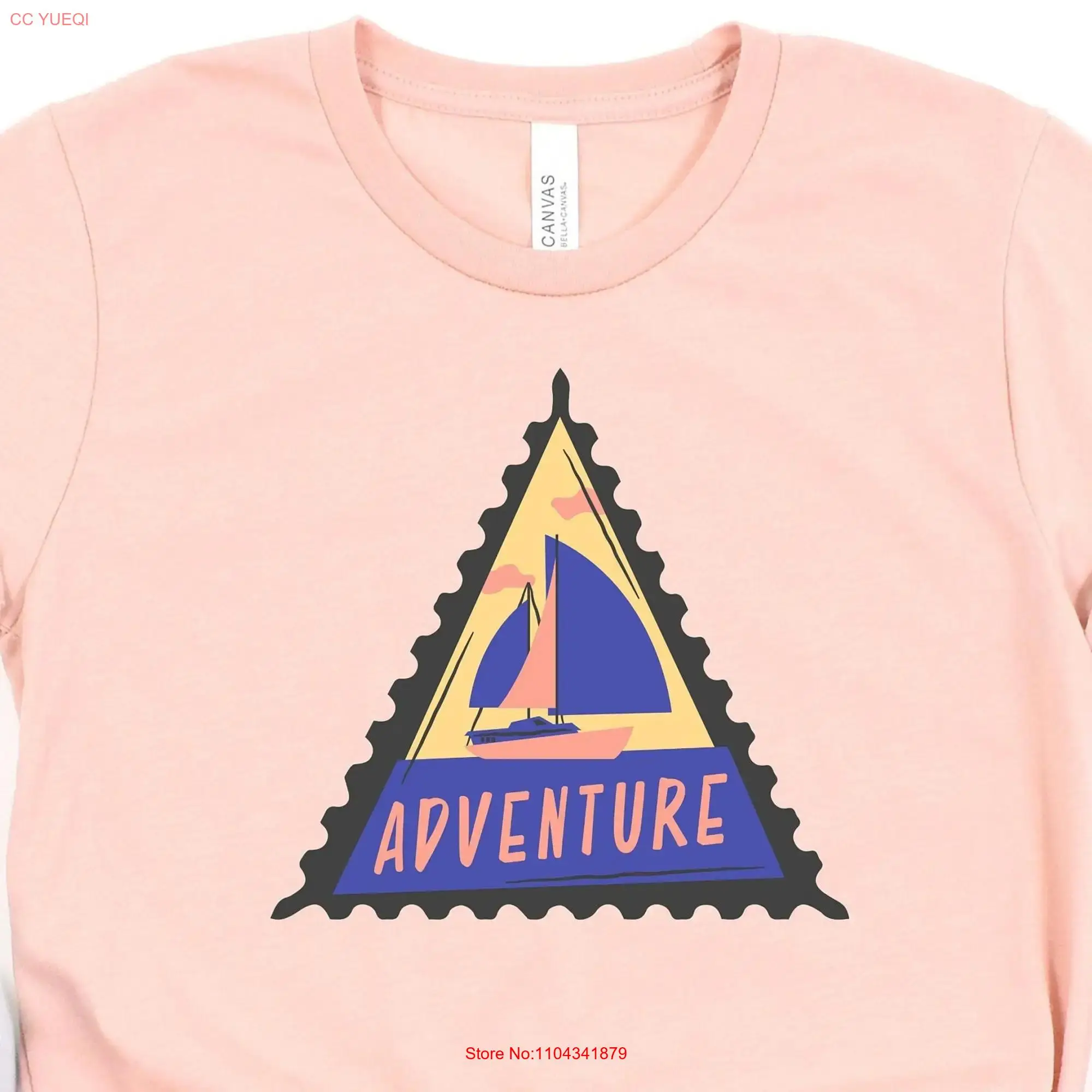 Boat Adventure T shirt, Summer, Minimalist T shirt, Vacation T shirt, Aesthetic Shirt , Gift for Her, Gift for Him, Woman's Shir