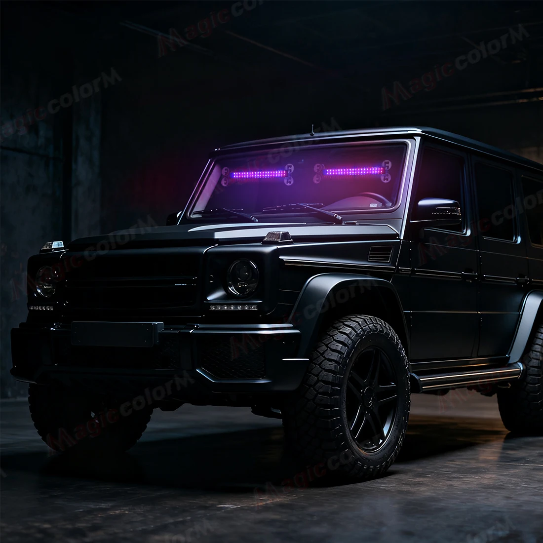 العالمي 2 في 1 40LED منارة الشرطة مصباح الطوارئ سيارة الجبهة الزجاج الأمامي تحذير أضواء ستروب فلاش مصباح إشارة مقاوم للماء 12 فولت #5