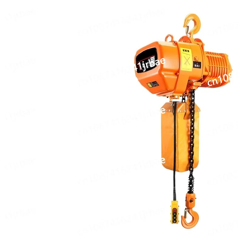 bridge portable electric crane,1100W/1500W/220V fixed single chain industrial chain crane