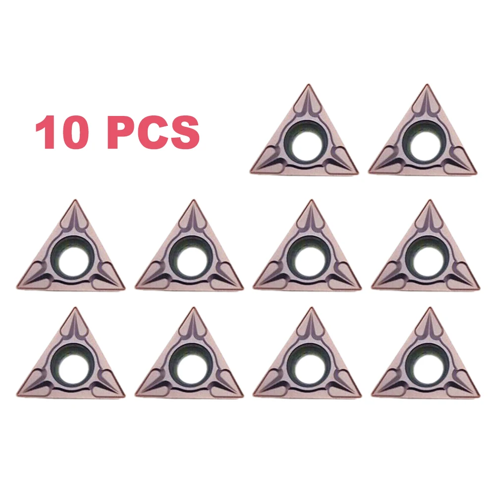 

Детали станка с ЧПУ, 10 шт. TCMT110204 TCMT21.51, 11 мм карбидная токарная вставка с ЧПУ, для обработки металла из нержавеющей стали