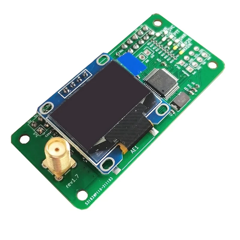 Версия 1,7 мм DVM Simplex Hotspot антенна УВЧ УКВ + OLED + Чехол Поддержка P25 DMR YSF для Hotspot Raspberry Pi