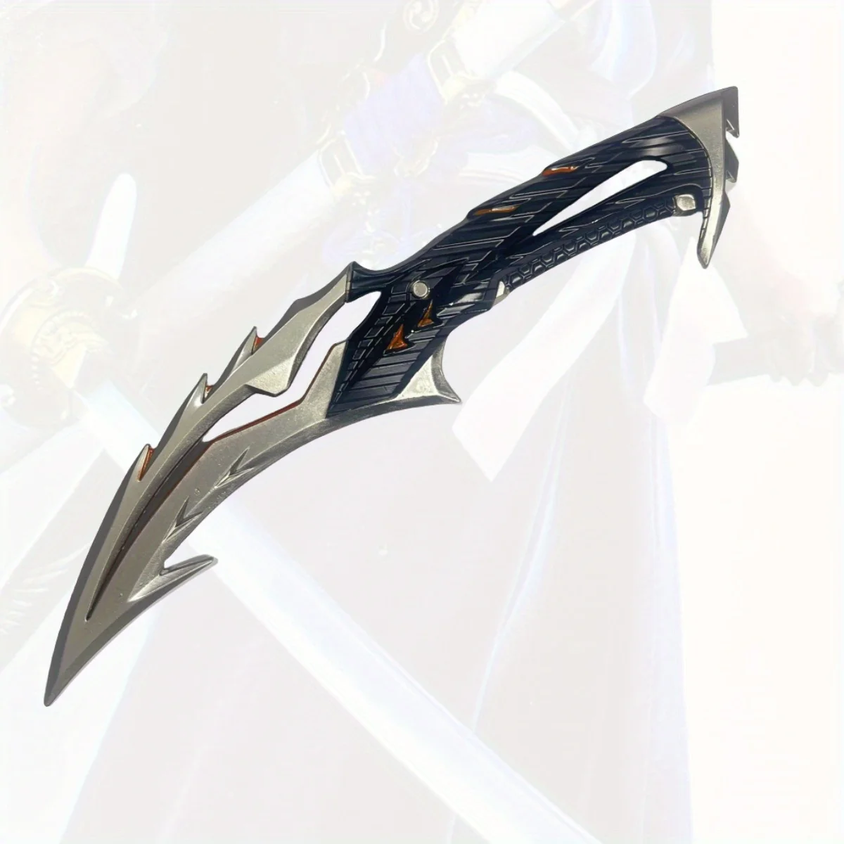 Espada katana de metal valorant prime vandal, 7 polegadas, sabre samurai original, faca ninja, sabre japonês, acessórios de cosplay, brinquedo adereço