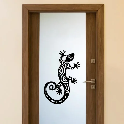 Gecko Wall Decoration, Wall sticker Art Lizard for Bedroom Living Room Decor window door car decal #301