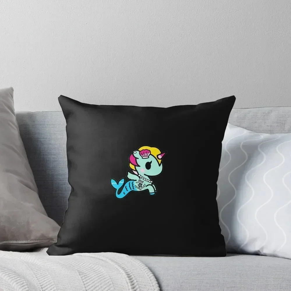 Tokidoki unicorno mermaid Sticker Throw Pillow luxury throw pillow covers Cushion Cover For Sofa Couch Cushions pillow