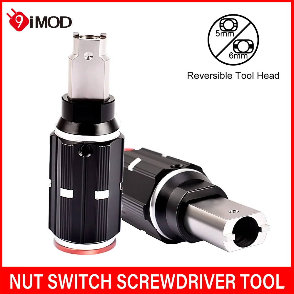 

9IMOD металлический переключатель гайки инструмент 5 мм/6 мм реверсивная отвертка инструмент для RadioMaster TX12 BOXER TX16S Boxer TX15 GX12 RC радиоприемники