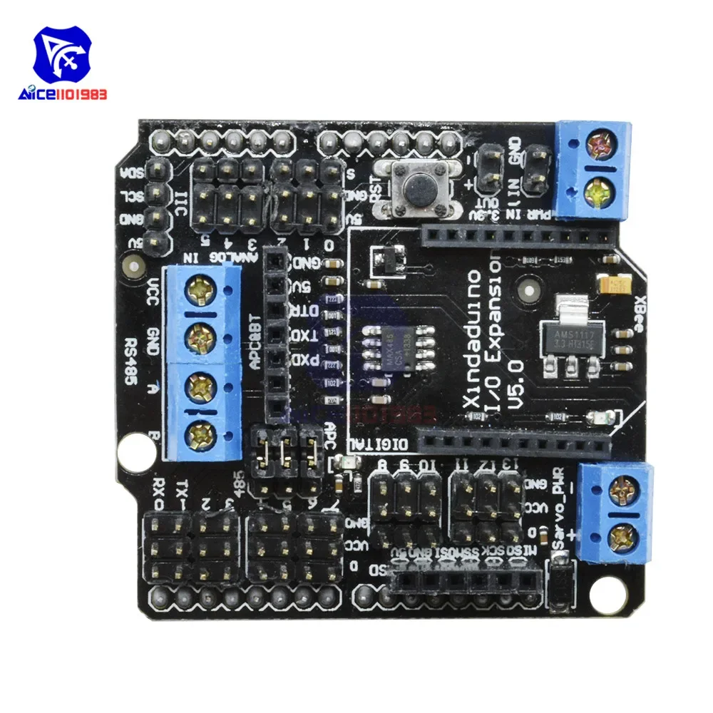 diymore I/O Sensor Expansion Module V5.0 Xbee Development Shield RS485 V5 for Arduino