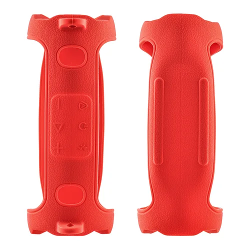 Imagen 2 del producto Altavoz Bluetooth portátil con funda de silicona, funda protectora suave con correa para el hombro para altavoz JBL Charge 6