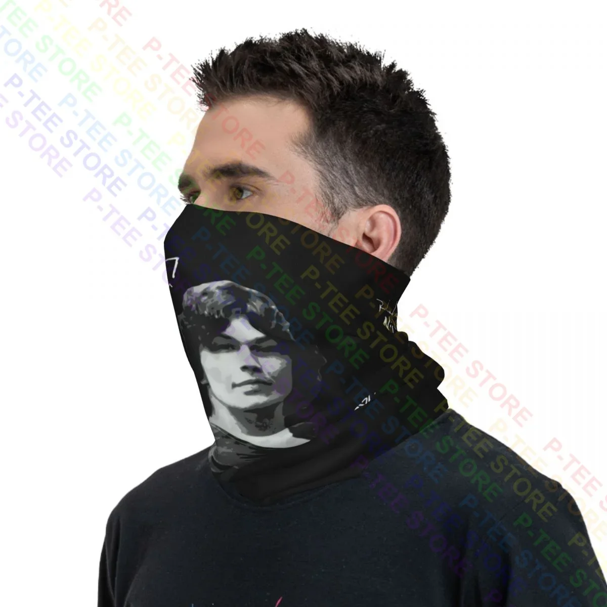 Night Stalker Richard Ramirez Neck Gaiter Bandana Scarf Face Mask Simple Quick Dry Breathable