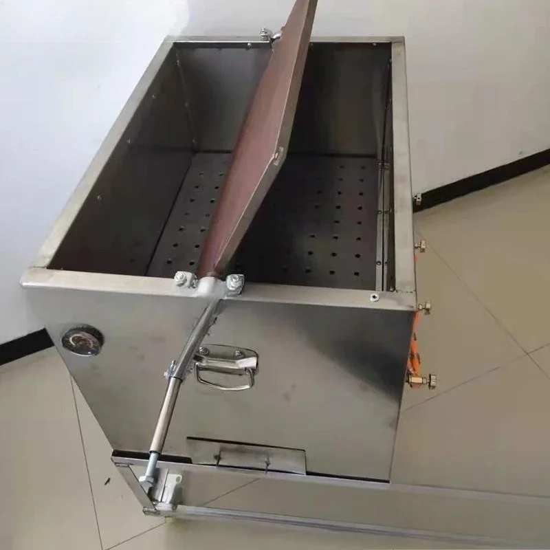 Commercial charcoal liquefied natural gas fire oven, flip plate electric oven