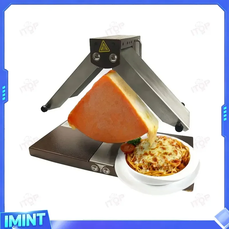 900w Electric Raclette Cheese Making Machine Half Cheese Wheel Adjustable Angle Cheese Melter Machine view 6