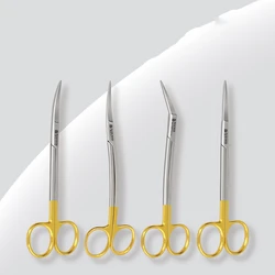 Dental Stainless Steel Straight and Curved Medical Dental Surgical Scissors Ophthalmic scissors Stainless Steel Forceps