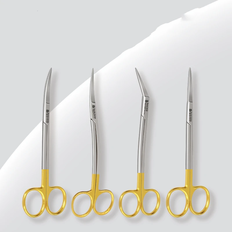 Dental Stainless Steel Straight and Curved Medical Dental Surgical Scissors Ophthalmic scissors Stainless Steel Forceps