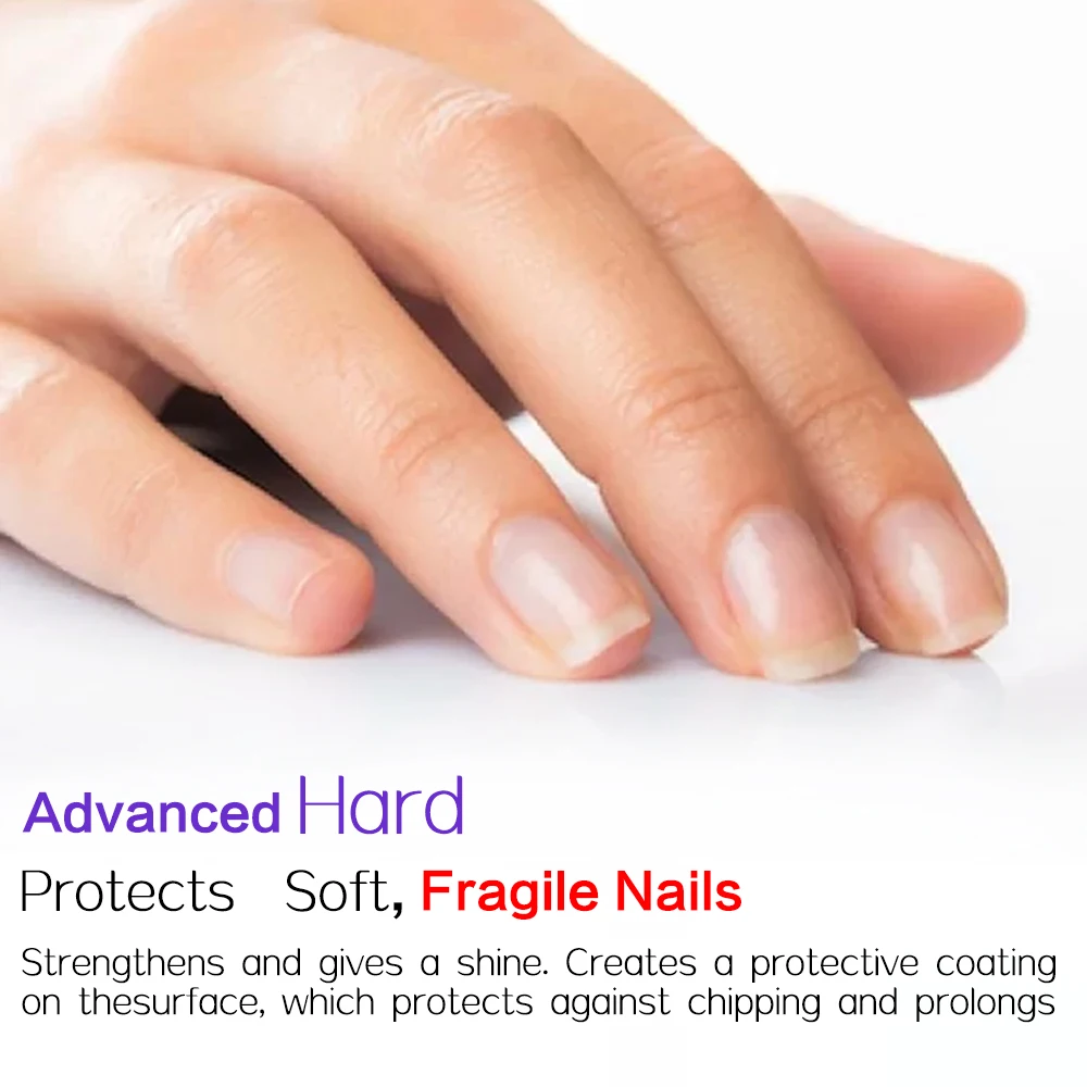 كوديس جل الكيراتين مسمار المقوي الكالسيوم قاعدة معطف مسمار تصلب العناية بالأظافر علاج النمو البولندية ورنيش حل سريع جاف