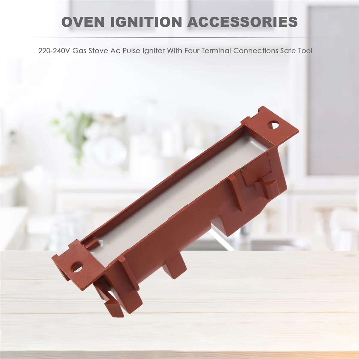 AT77 220-240V Газовая плита Импульсный воспламенитель переменного тока с четырьмя клеммами Безопасный инструмент