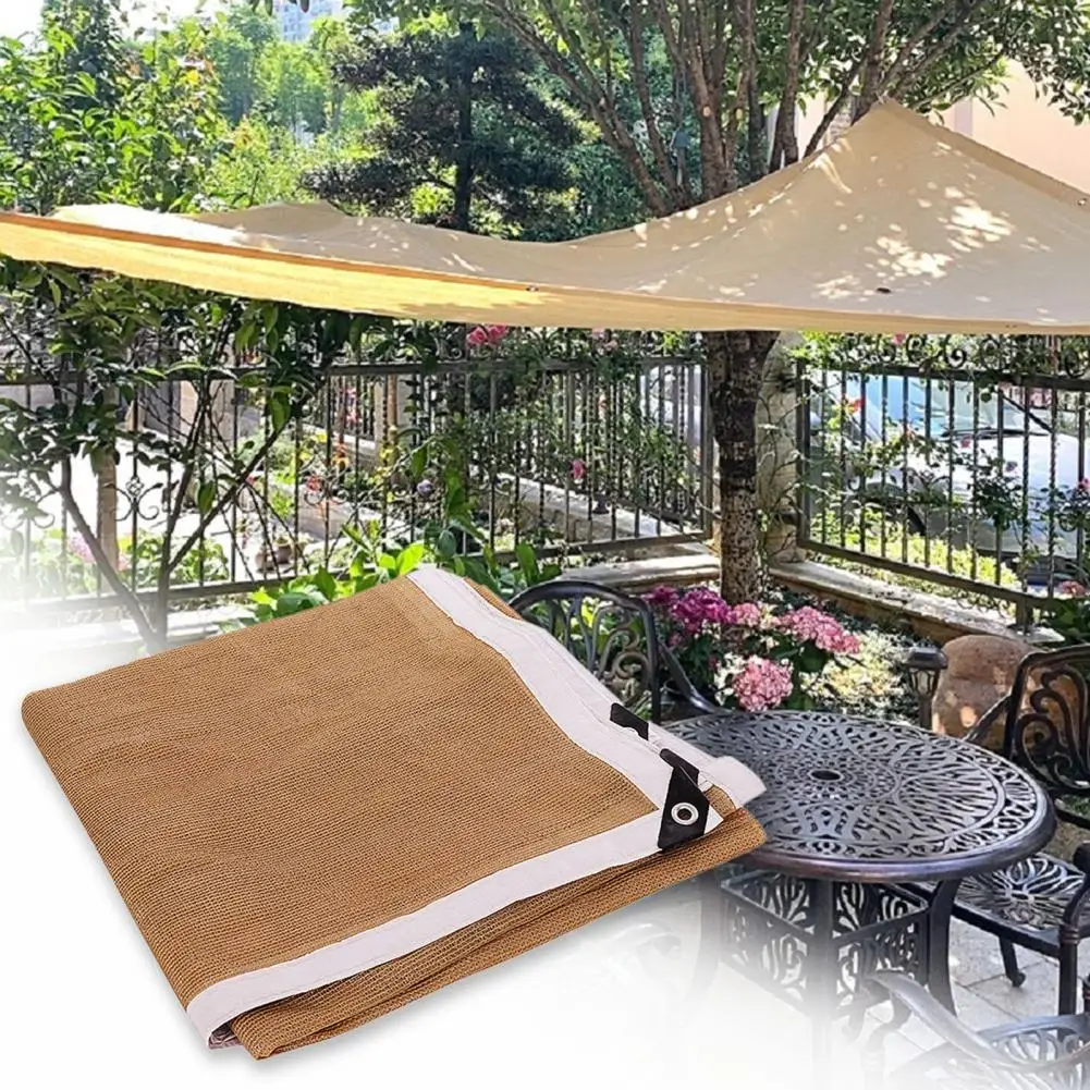 

Heat-resistant Reliable Wear-resistant Patio Sunshade Sturdy Construction Shade Cloth Frost-proof Garden Accessory