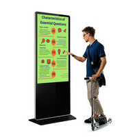 KINGONE 43 55 Inch Floor Standing Indoor Android Vertical LCD Totem Kiosk Touch Screen Digital Signage Display For Advertising