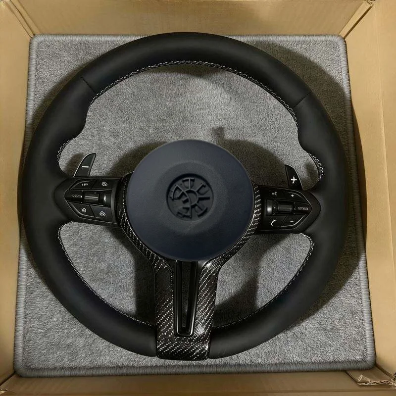 For BMW F10 F20 F30 X5 F15 X6 F16 F25 F26 M2 F87 M3 F80 M4 F82 F85 E92 E93 E91 M High Quality Performance Carbon Steering Wheel
