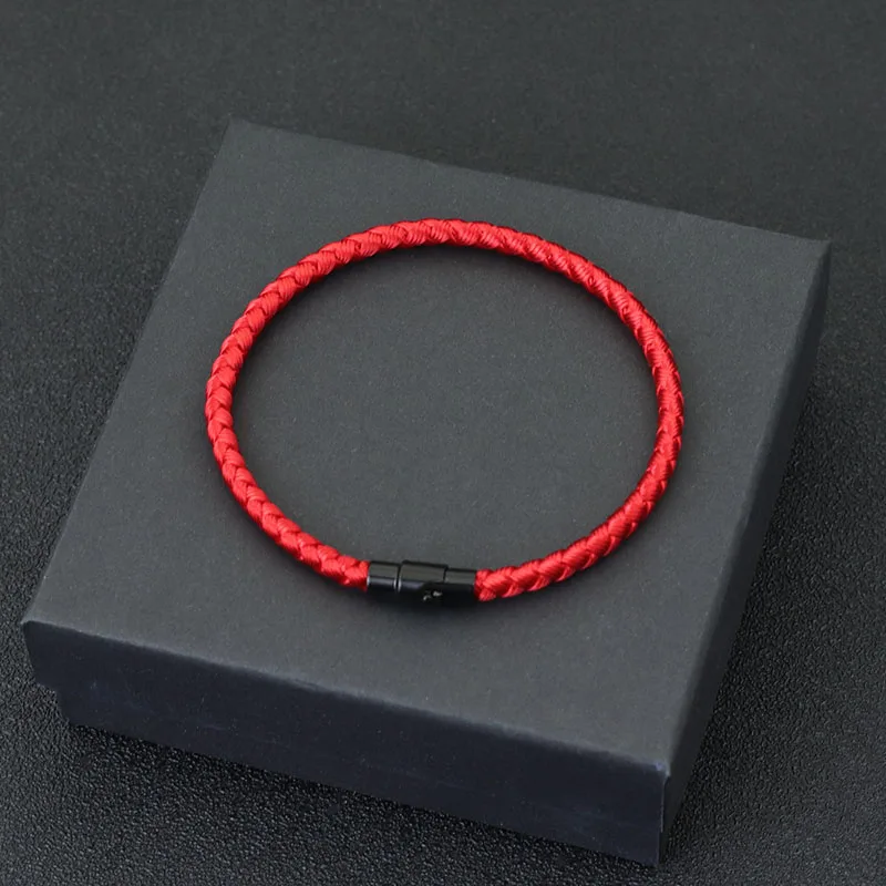 Grade A Keel Rope Bracelet Men Femme Lucky Red Thread Braclet Attract Mirco Magentic Couple Braslet Wealth Prosperity Brazalete