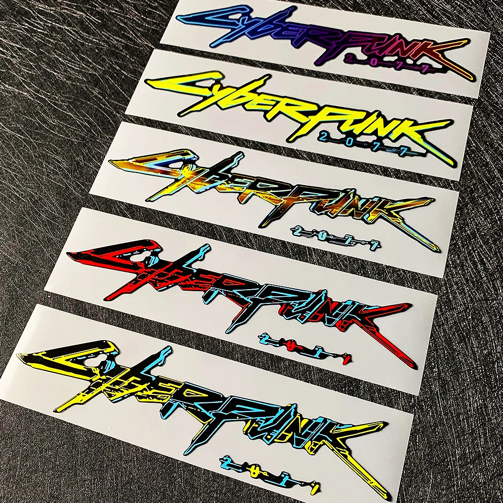 Cyberpunk2077 2077cyberpunk Reflective Sticker Car Body Windshield Decoration Sticker Waterproof Scratch Stickers