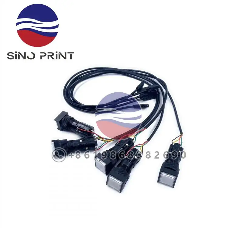 3pcs MO Button 71.186.4421 CPC Push Switch For Heidelberg SM102 MO Offset Printing Machine Spare Parts CPC Push Button With Wire