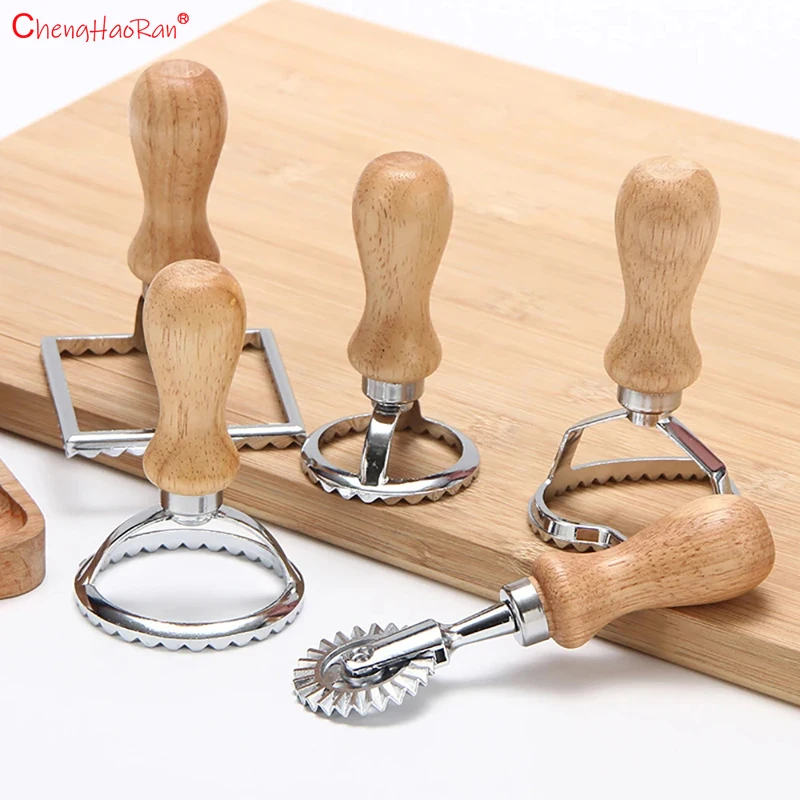 1 cortador de PC, molde de prensa de pastelería, dispositivo de estampado de encaje para dumplings, molde para hacer raviolis, sello para raviolis, molde para galletas, herramienta de cocina para hornear