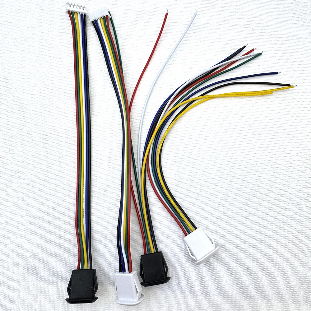 PH2.0 6-Pin Typ-C Buchsenkabel für Panelmontage, Direktpressverschluss, Unterstützt Datenübertragung & PD-Schnellladung mit D+ D- CC1 CC2 – Detail 7