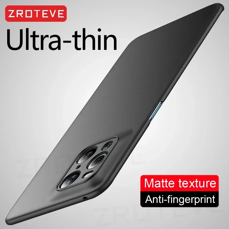 For Find X3 Pro Case ZROTEVE Ultra Slim Matte Hard PC Frosted Cover For Oppo Find X5 Pro X3 Neo FindX5 FindX3 Lite Phone Cases