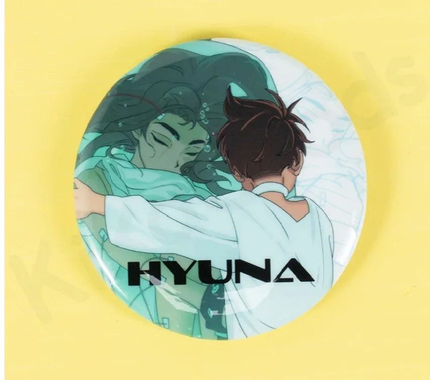 Anime Alien Stage Anakt Garden Collection Round Badge Till Ivan Mizi Sua Can Acrylic Keychain Backpack Charm Fans Accessory Gift