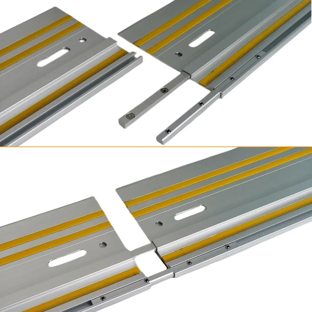 Track Saw Guide Rail Aluminum Extruded Guided Rails for Circular Saw Track Repeatable Rip Cuts & Optimized Bevel & Straight Cuts