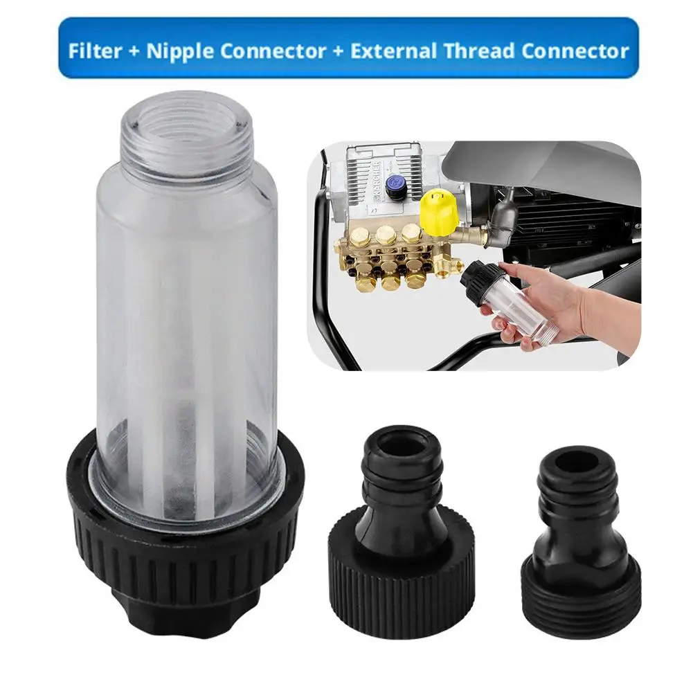 High Pressure Cleaning Machine Transparent Thread Filter/ Connector/ Filter Screen/Set Filter Component