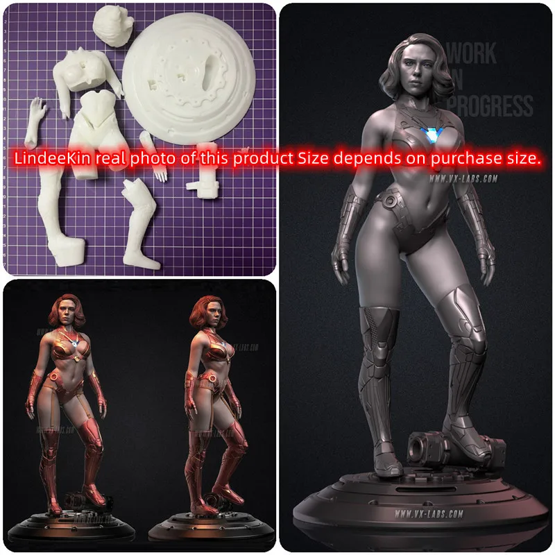 

LinDeekin D25 Индивидуальные 3D гаражные комплекты Неокрашенная фигурка GK Модели Белая смола Несобранные головоломки модели персонажей