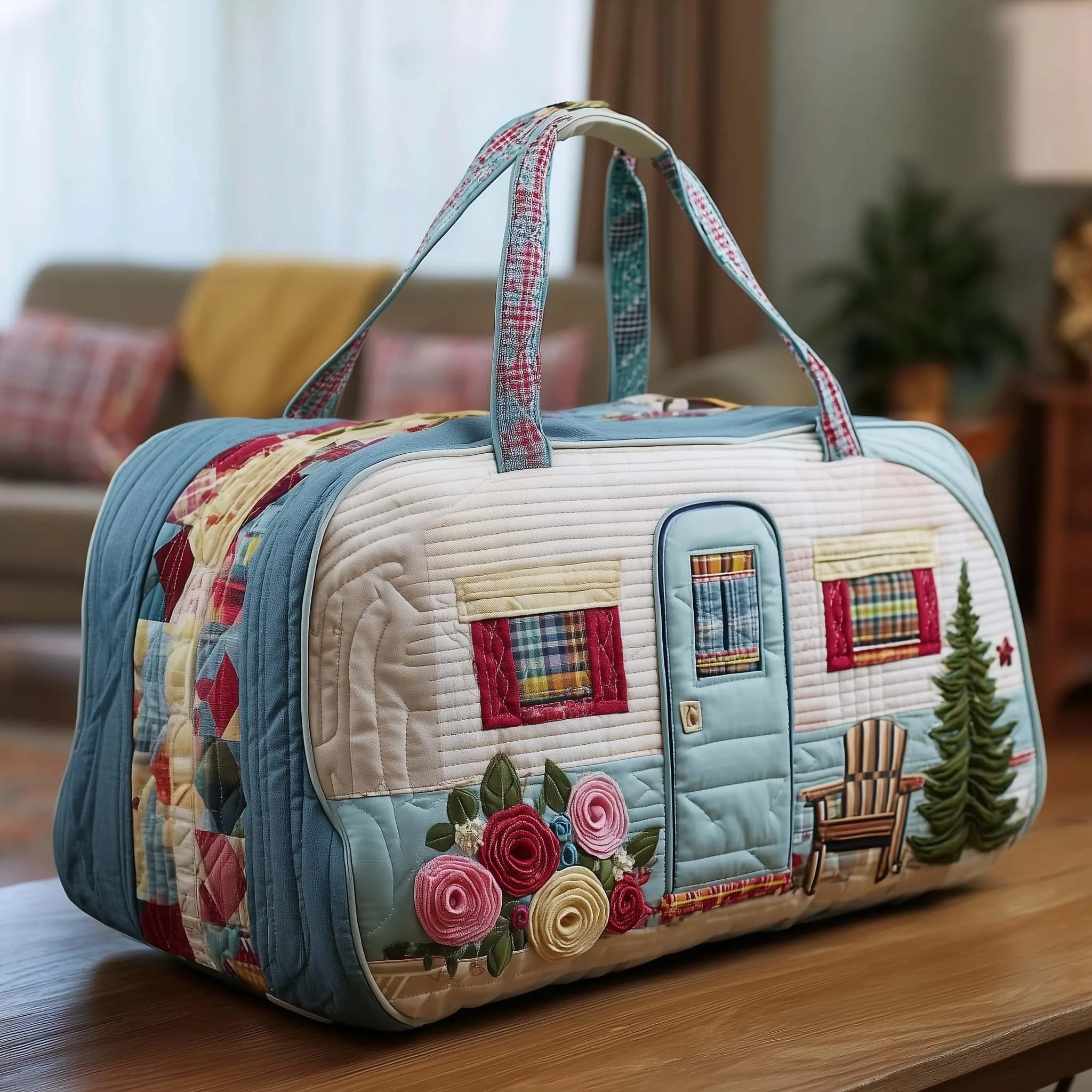 

3D Printed Quilted Travel Bags Camping Personalized Gifts Sport Bags Handbag Tote Bag Beach Custom Training Bag Hiking