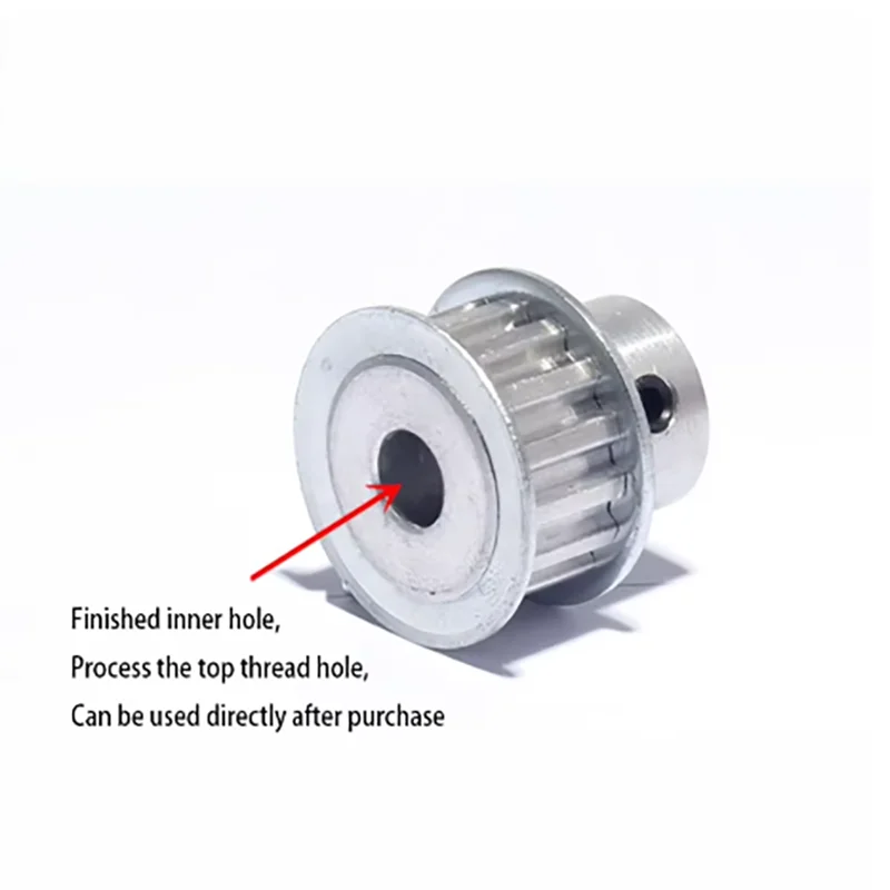 Synchronous pulley XL16T teeth synchronous pulley BF type inner hole 5/6/8/10 aluminum alloy pulley with top wire