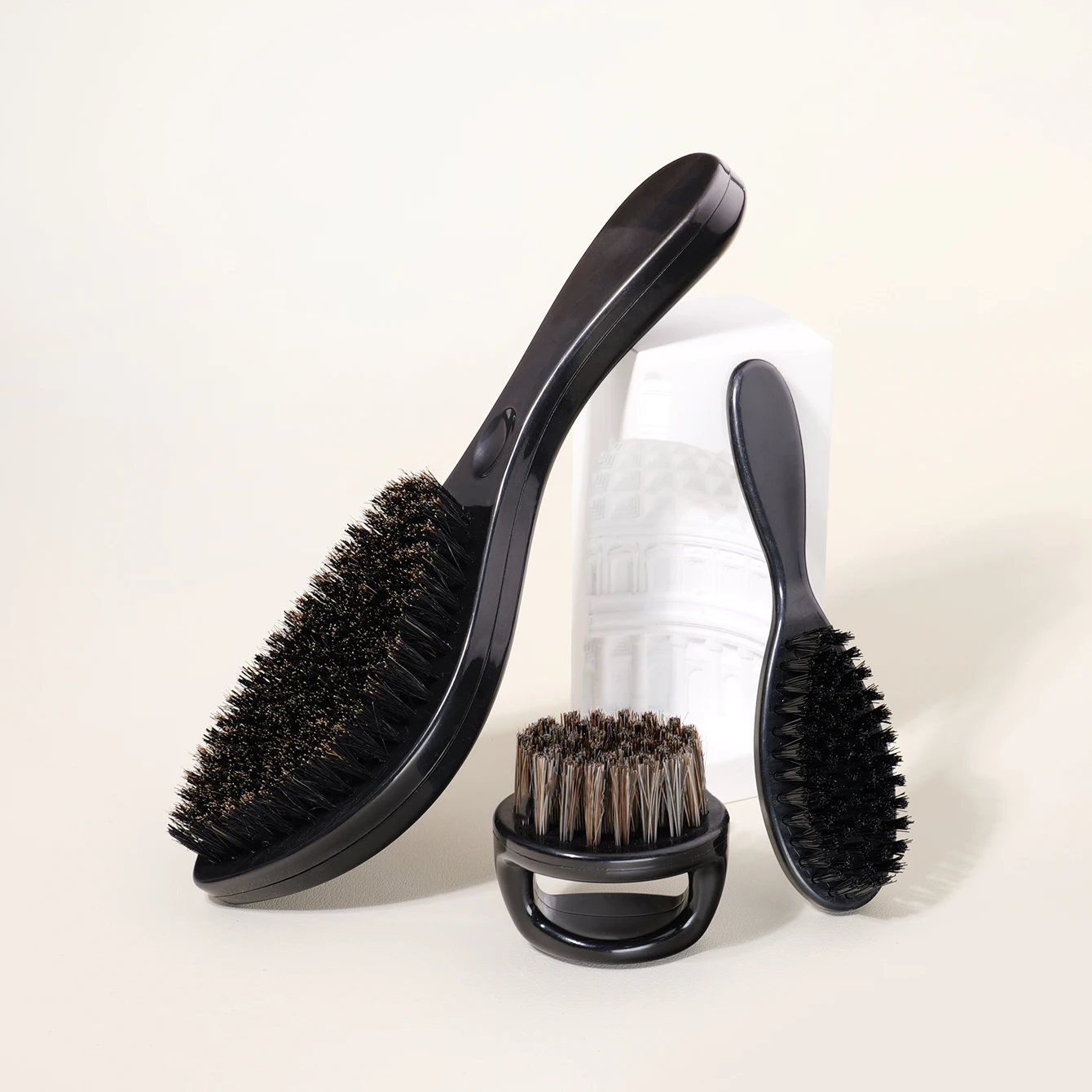 

Набор мужских гребней из 3 шт., щетка для шеи с ручкой, масляная щетка для головки, подходит для мужского подарка, специально для настоящих париков из волос