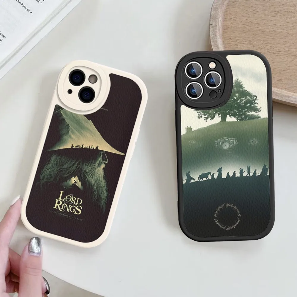 

The Lord Of The R-Rings Phone Case Hard Leather For IPhone 16 15 14 13 12 Mini 11 14 Pro Max Xs X Xr 7 8 Plus Fundas