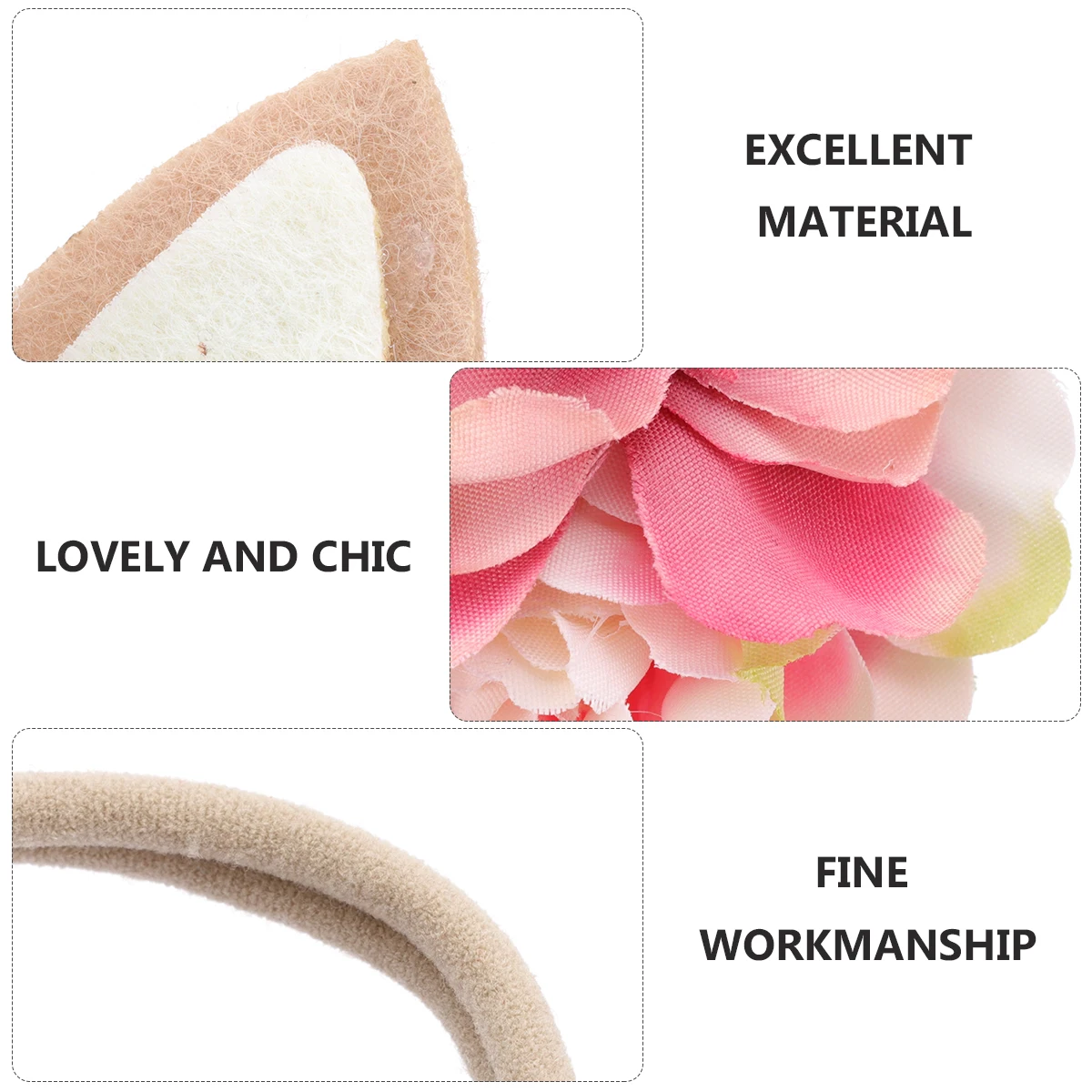 

1pc Flower Headband Stylish Hair Band Decorative Headwear Party Dance Children Headdress Accessory Flower Head Wrap Head Wrap