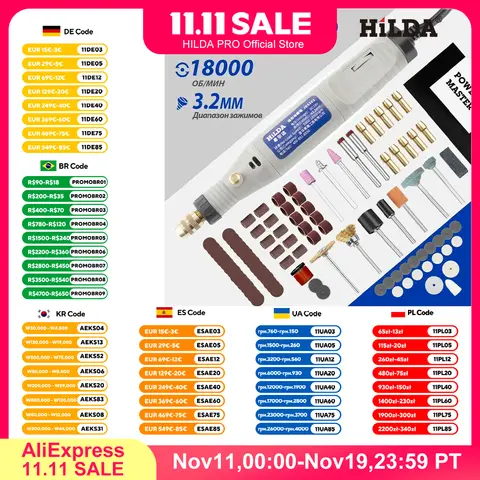 Mini Engraving Pen 18V HILDA