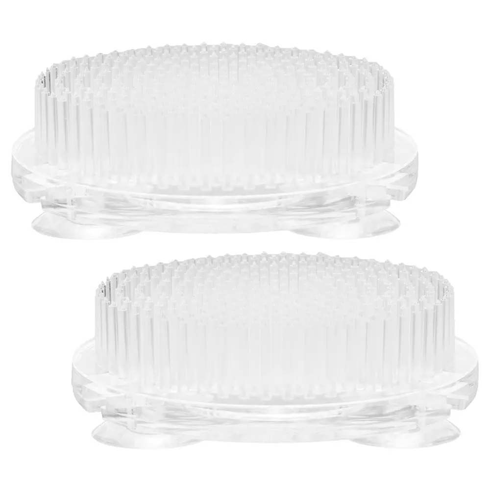 

2pcs Flower Arrangement Frogs Clear Plastic Pin Holders Tools Floral Arrangement Accessories Durable Transparent Suction Cups