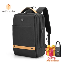 Arctic Hunter New Backpack Men's Computer High-End Business Large-Capacity Backpack Multi-Functional Business Travel Students