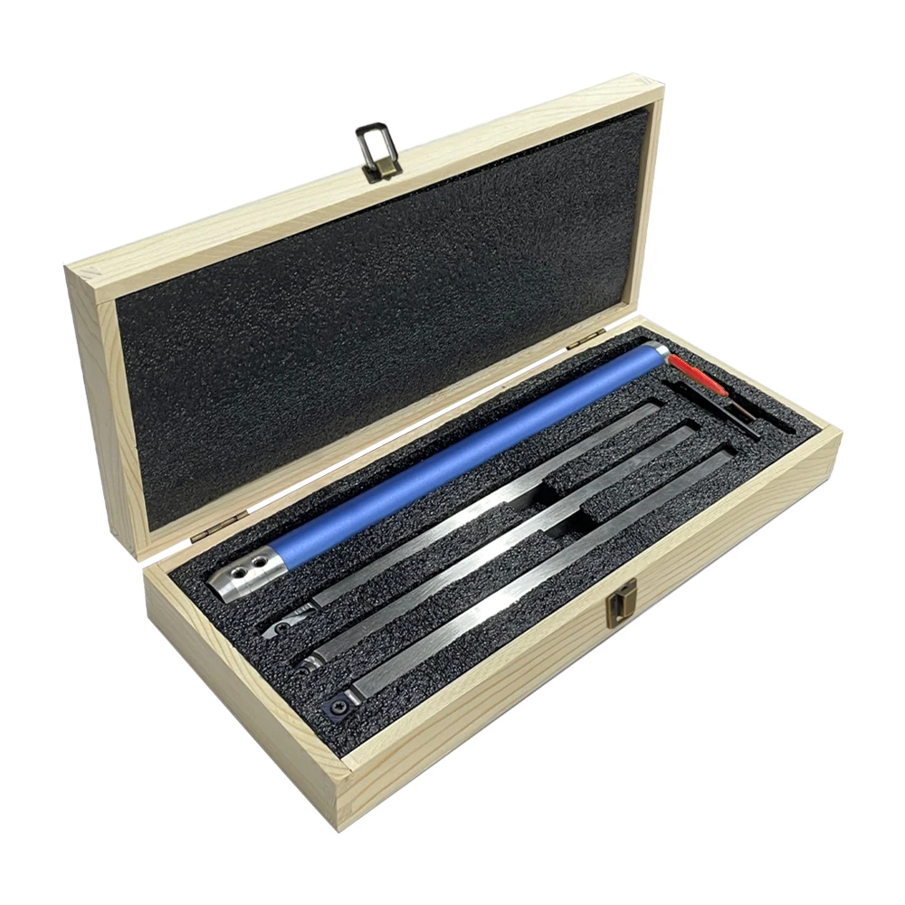 6 in1 Carbide Woodturning Tool Set Wood Turning Chisel Kit with Cutting Inserts & Box for Lathe Woodworking Tools Accessories