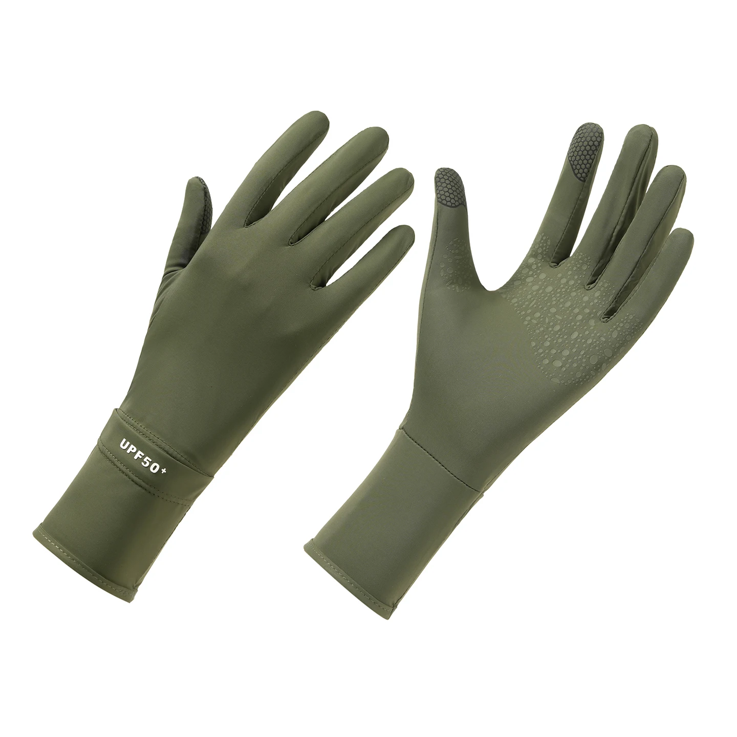 AliExpress NONE Upf50+ Ice Silk Sun Protection Gloves for Women, Summer Uv Protection, Driving and Cycling, Touch Screen, Non-Slip, Extended Length Ice Sleeve Gloves