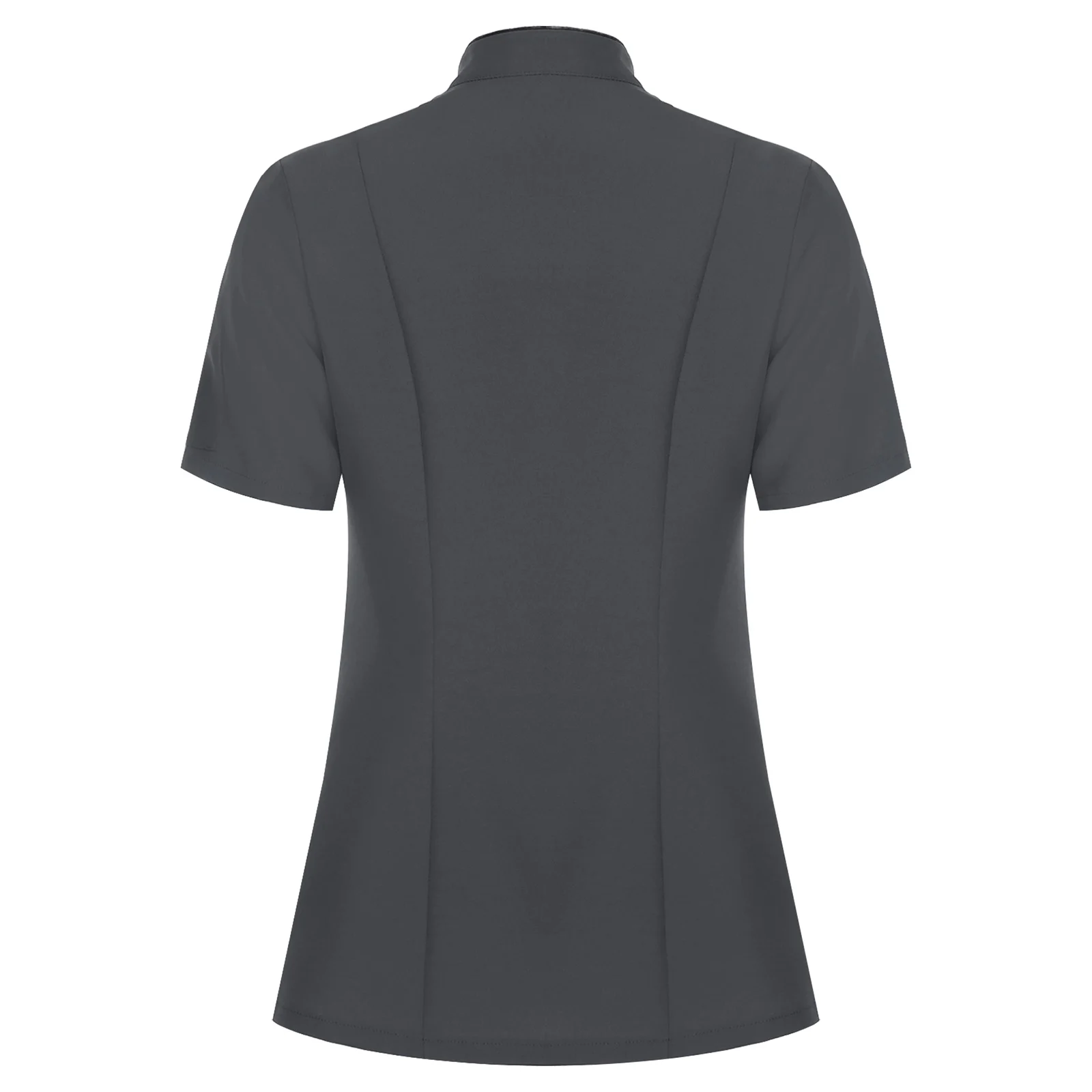 Manteau de Chef à manches courtes pour femmes, vêtements de travail pour Restaurant, hôtel, col croisé, veste à Double boutonnage, uniforme de Chef de cuisine