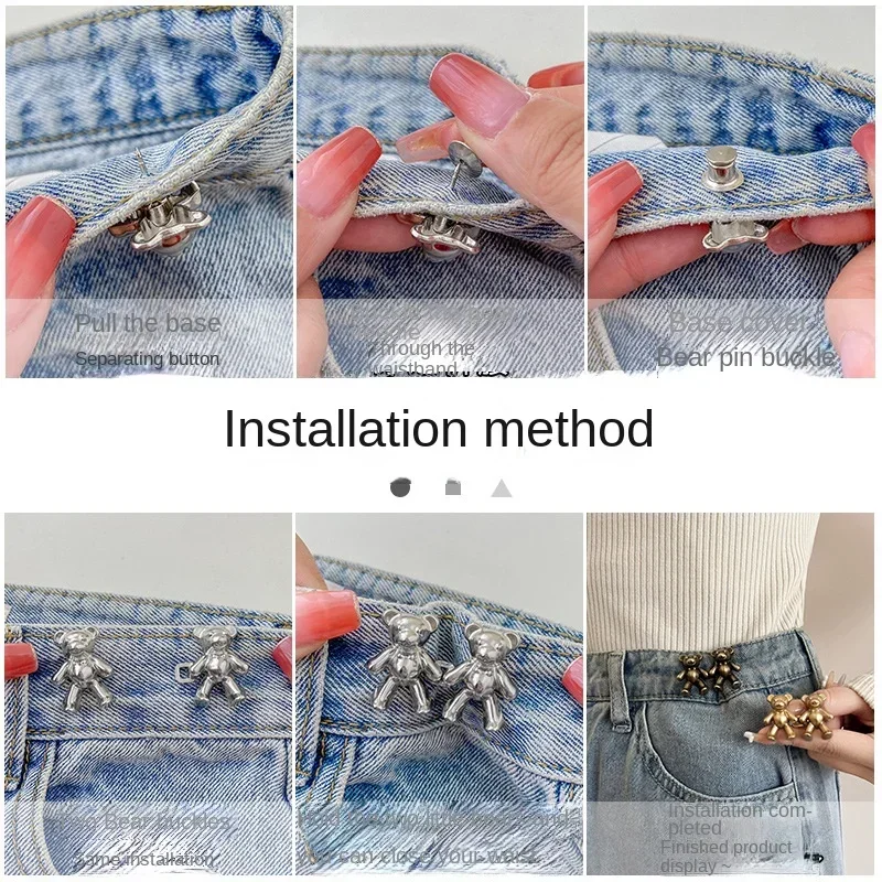 Waist adjustment buttons, slim waist, chest waist adjuster can be as thin as you want