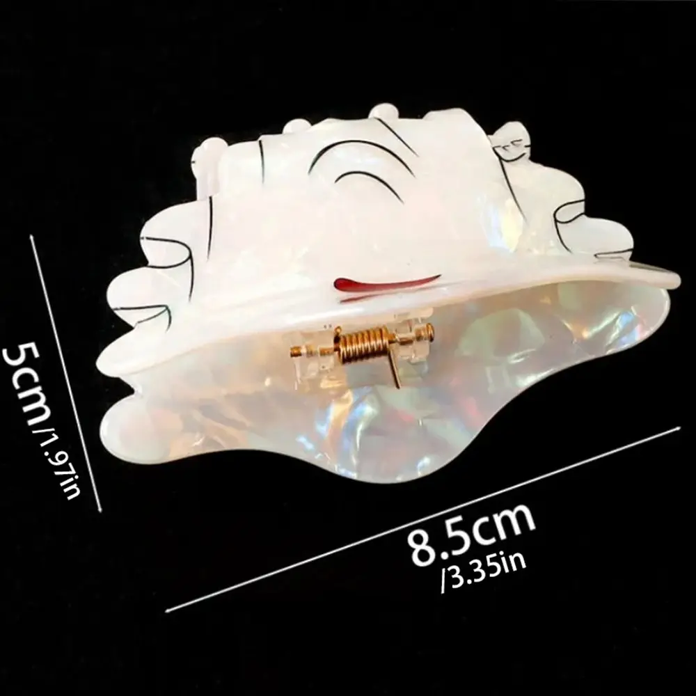 Unico PVC Ghost Hair Claw Grab Clip Hairpin Halloween Hair Clip coda di cavallo accessori per capelli Shark Clip Holiday