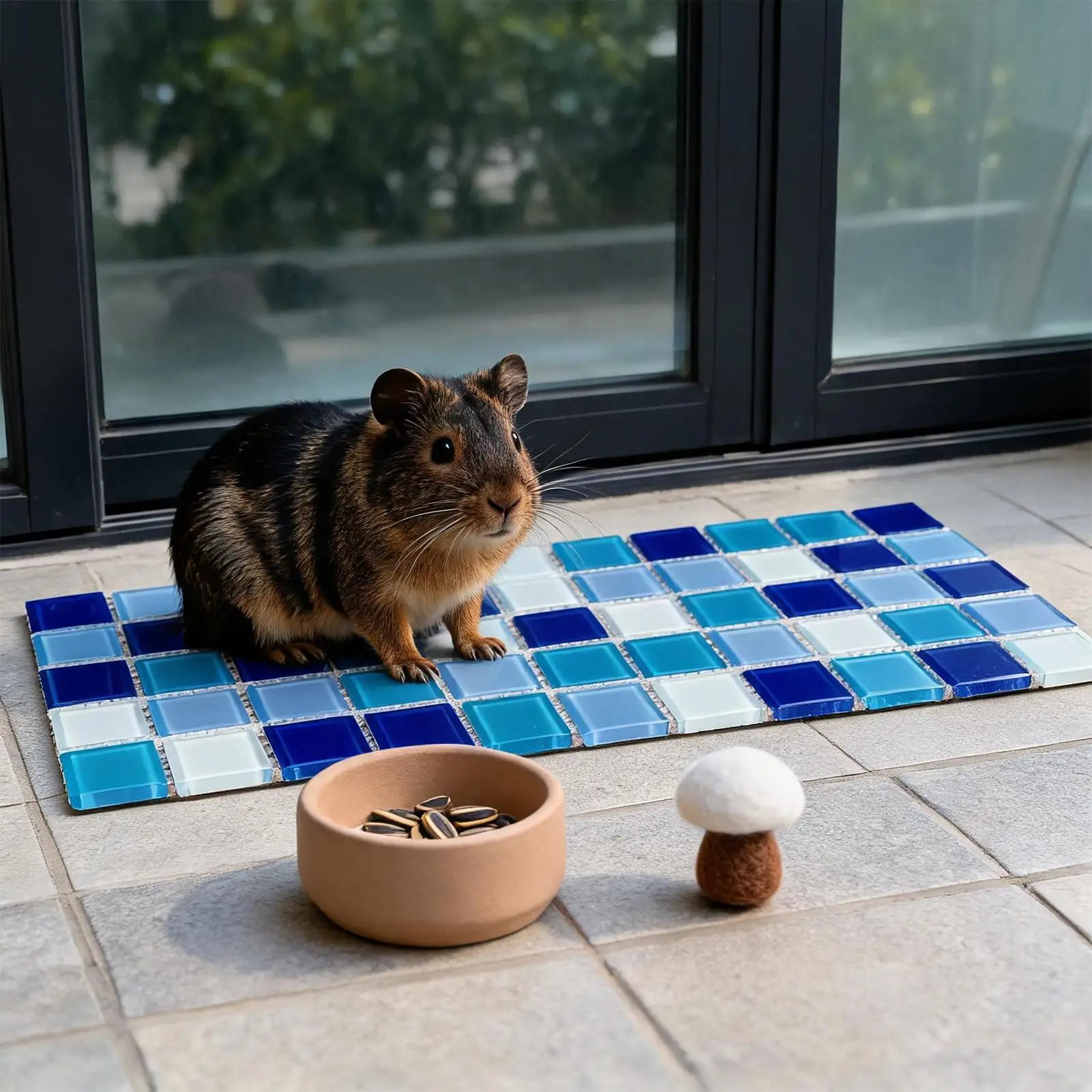 30cm Small Pet Summer Cooling Pad Cool Mat Resin Cooler Beds for Chinchilla Guinea Pig Hamster Accessories view 2