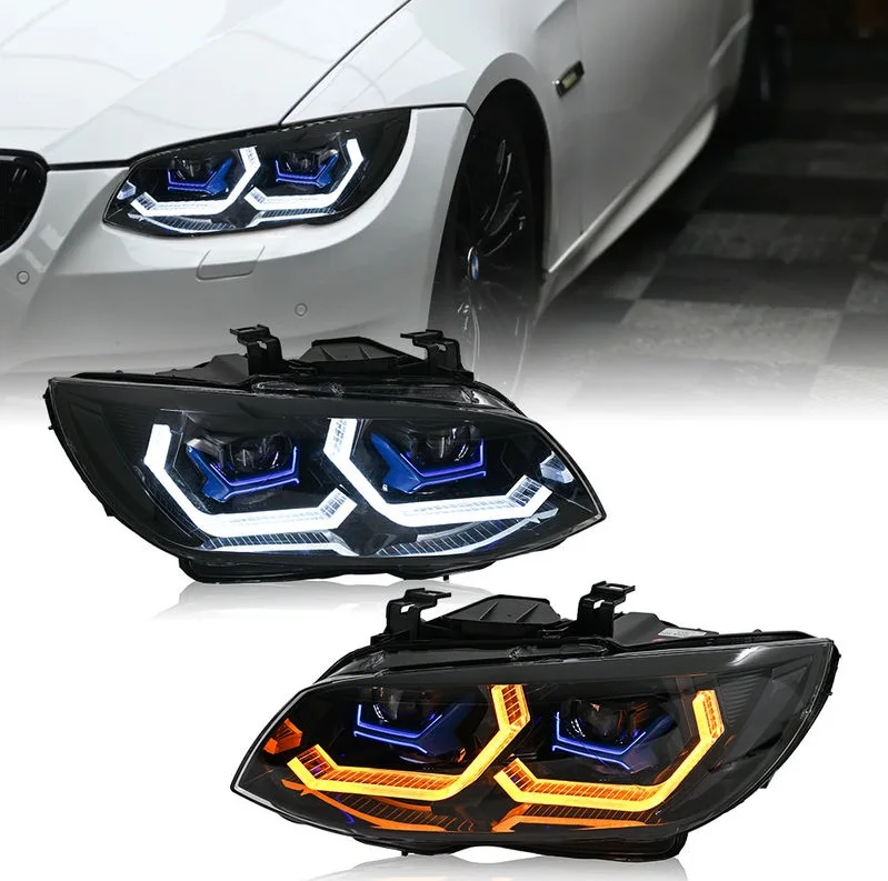 2026 High-Performance 12V 6000K New Headlights for 2007-2010 for E92 E93 328i 335i Coupe Car